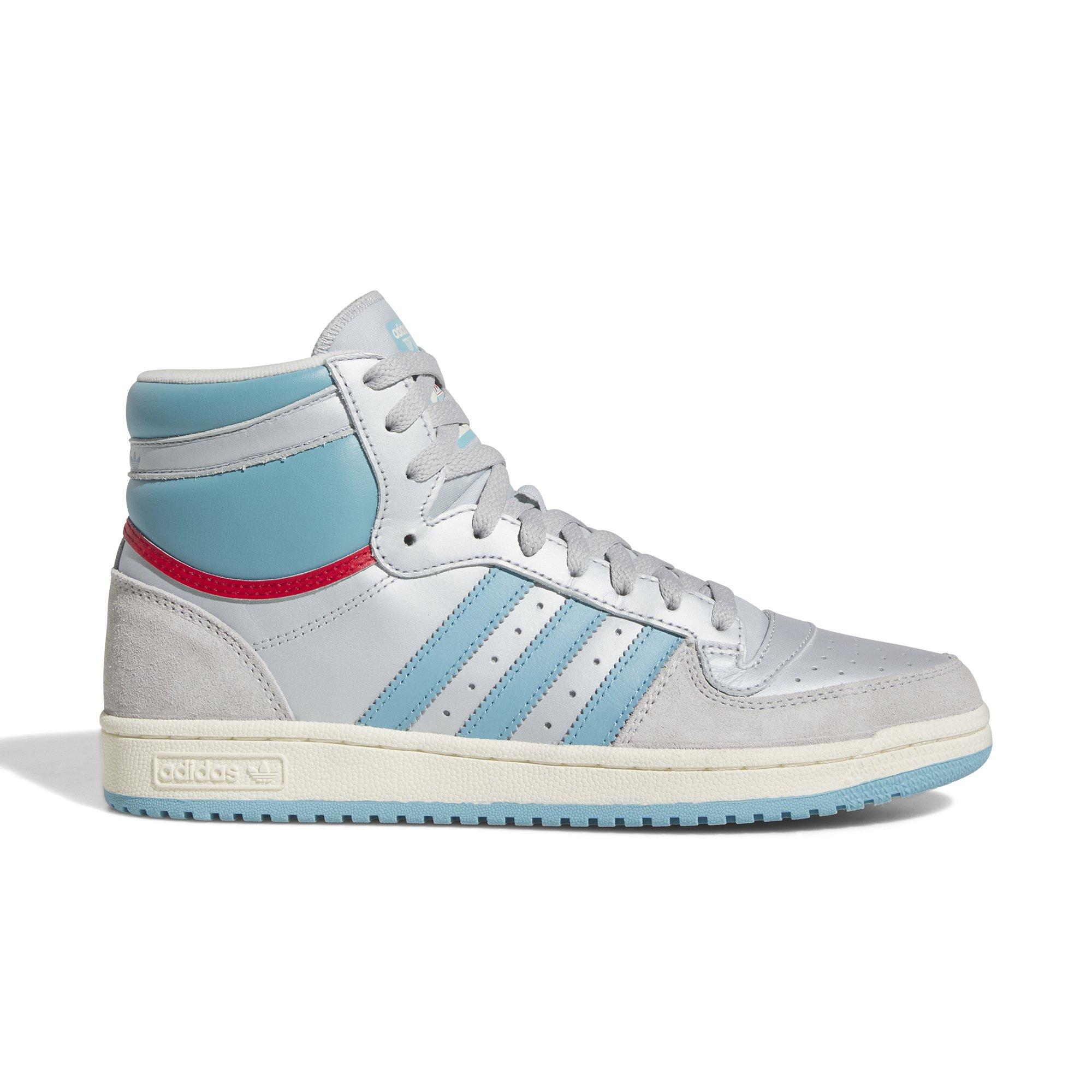 Adidas top ten outlet hi red white blue